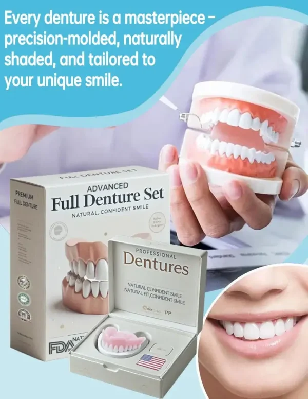 NESLEMY™ Advanced Customized Full Denture Set